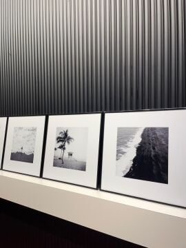 Metal Çerçeveli Camlı Okyanus 6'Li Dekoratif Tablo Seti