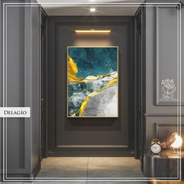 Delagio Tekli Tablo Siyah - 40x50 CM