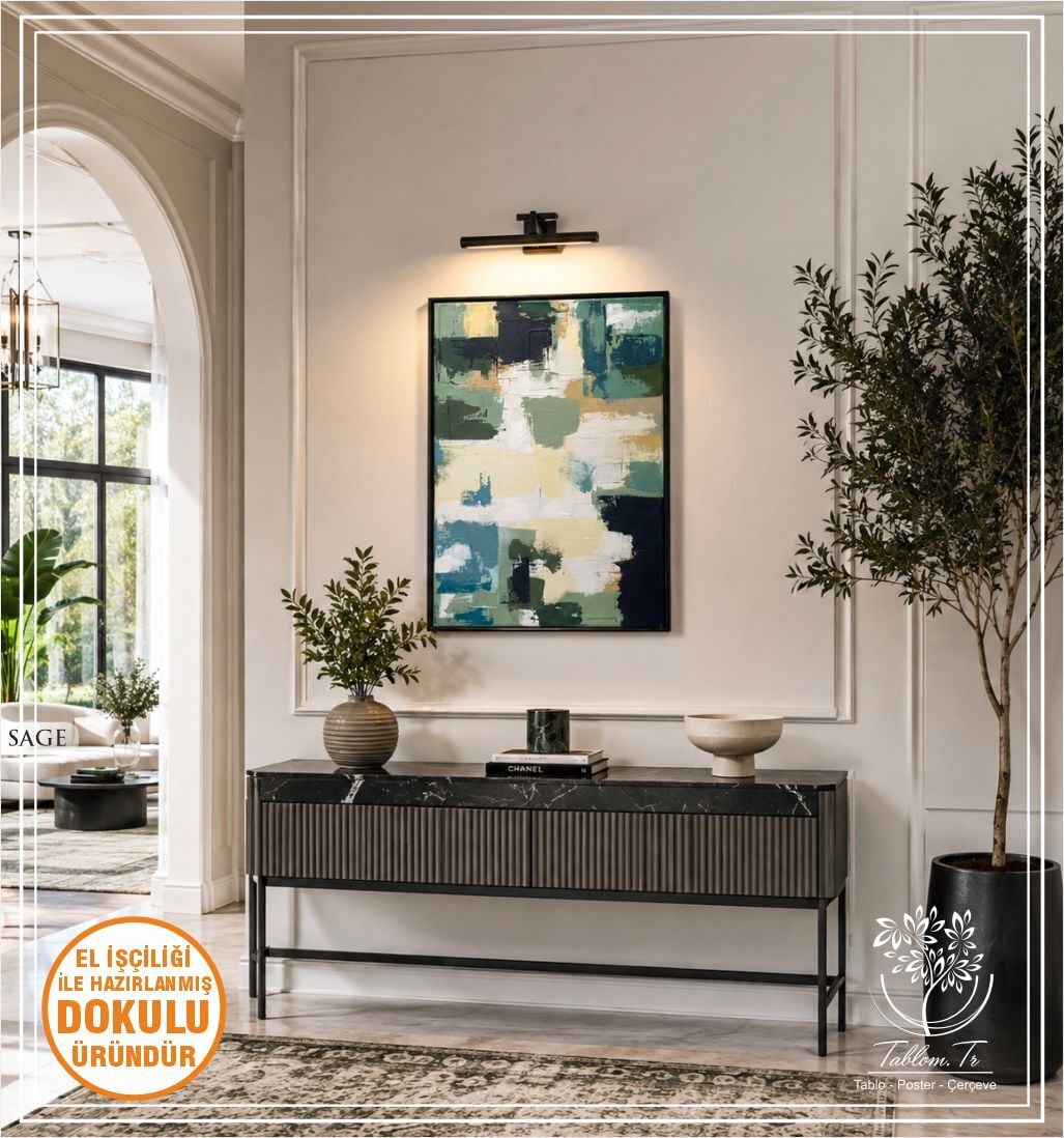 Sage | El İşçiliği Dokulu Tablo 50x70