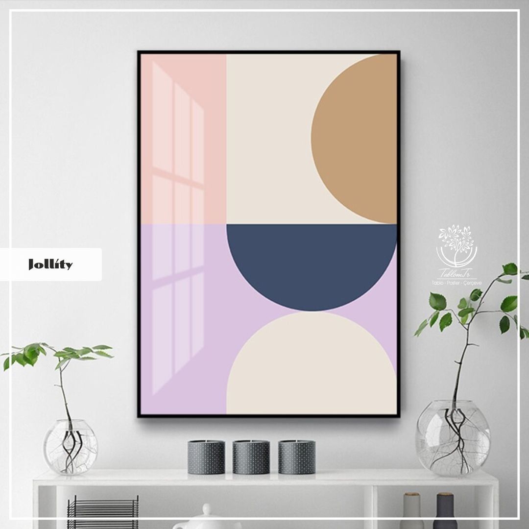 Jollity Tekli Tablo Beyaz - 21x30 CM