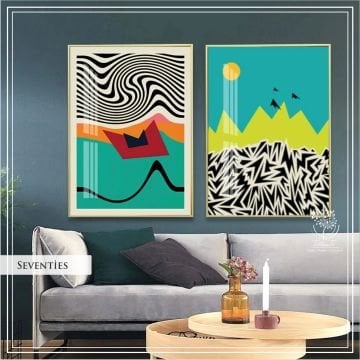 Seventies3 İkili Set Tablo