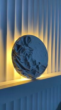Işıklı 3 Boyutlu Yuvarlak 70 CM Tablo - Velis