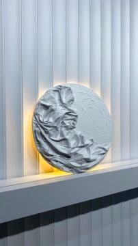 Işıklı 3 Boyutlu Yuvarlak 70 CM Tablo - Velis