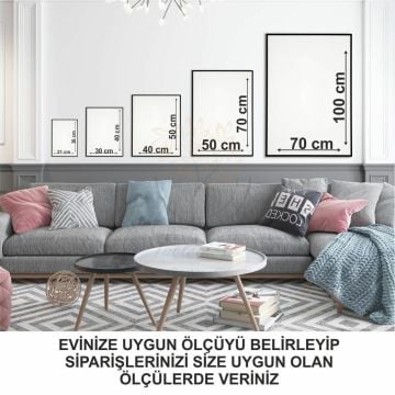 Habita1 Tekli Tablo Siyah - 50x70 CM