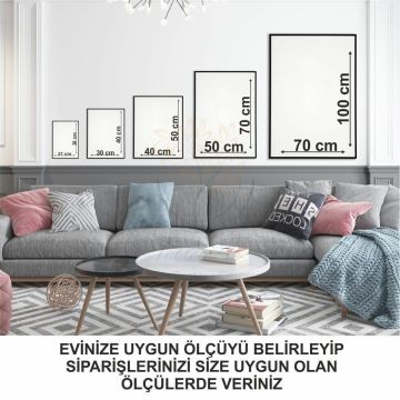 Habita2 Tekli Tablo Siyah - 40x50 CM