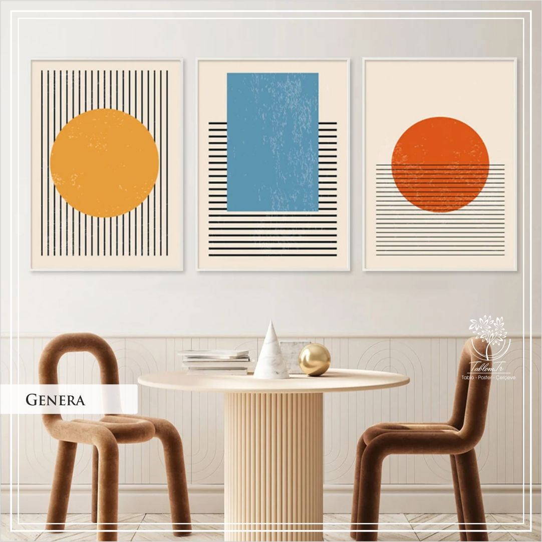 Genera2 Üçlü Set Tablo