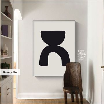 Rissyetta Tekli2 Tablo Beyaz - 40x50 CM