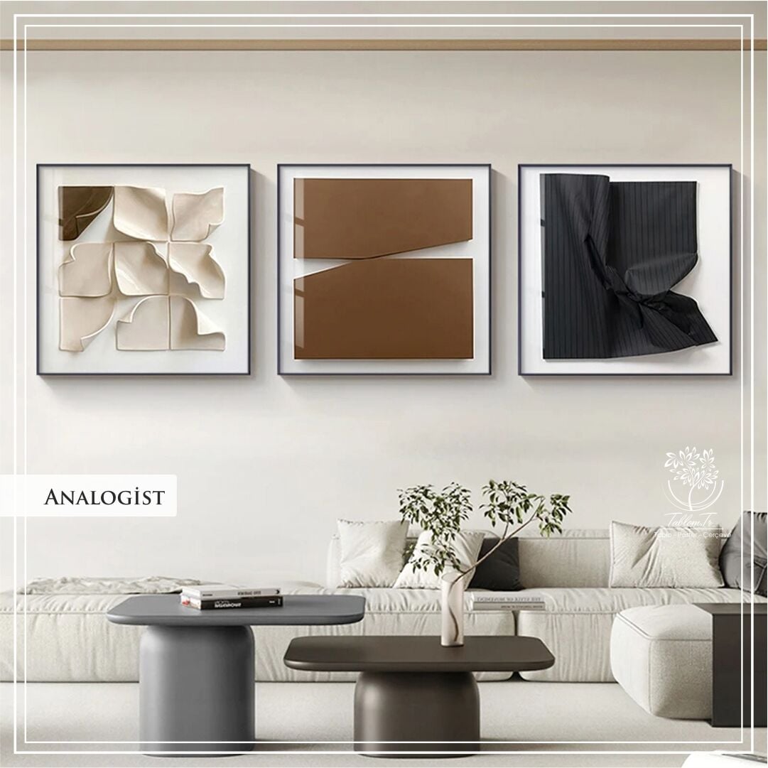Analogist Üçlü Set Tablo