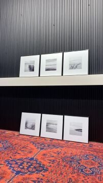 Metal Çerçeveli Camlı Rast 6'Li Dekoratif Tablo Seti