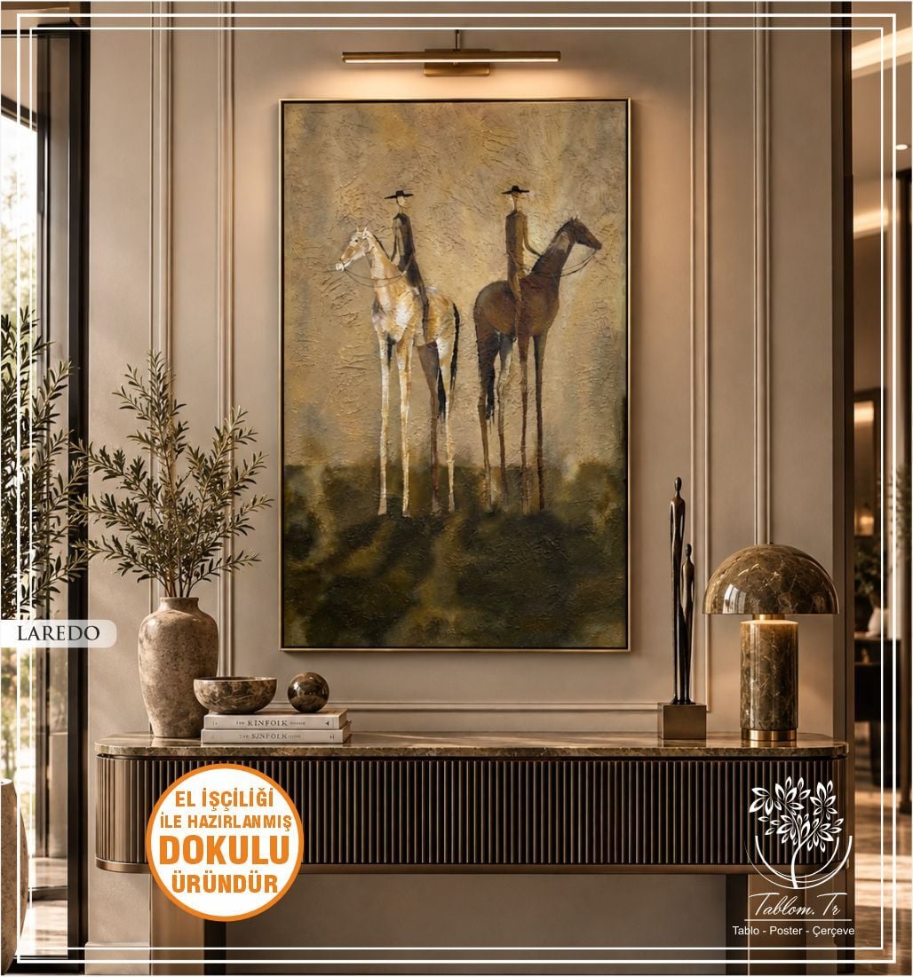 Laredo | El İşçiliği Dokulu Tablo Seti 80x140