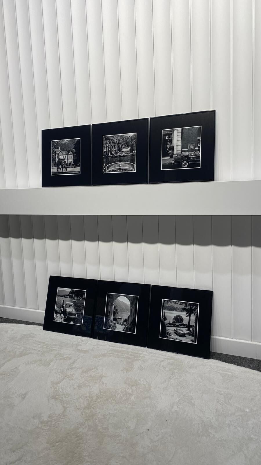 Metal Çerçeveli Camlı 6'Li Dekoratif Tablo Seti - Stillness