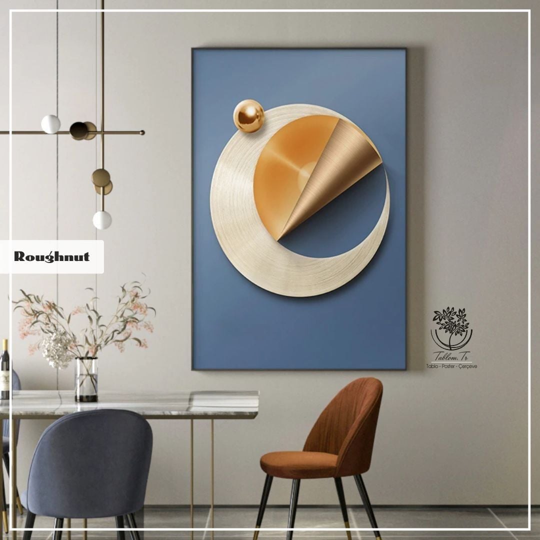 Roughnut Tekli2 Tablo Siyah - 70x100 CM