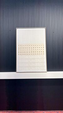 Geometrik Sessizlik Model 1 - 80x120 Cm Dokulu İthal Tablo