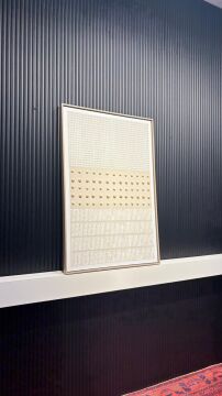 Geometrik Sessizlik Model 1 - 80x120 Cm Dokulu İthal Tablo