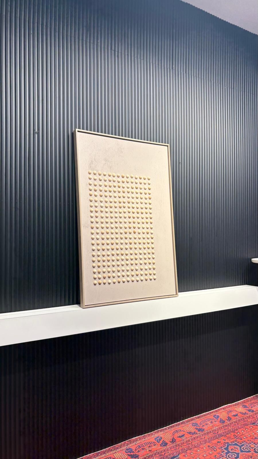 Geometrik Sessizlik Model 2 - 80x120 Cm Dokulu İthal Tablo