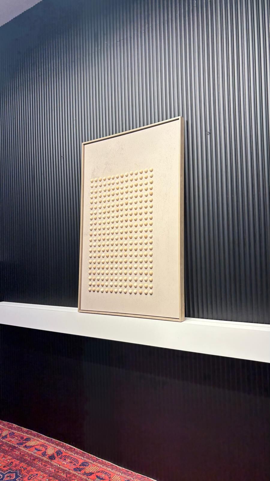 Geometrik Sessizlik Model 2 - 80x120 Cm Dokulu İthal Tablo