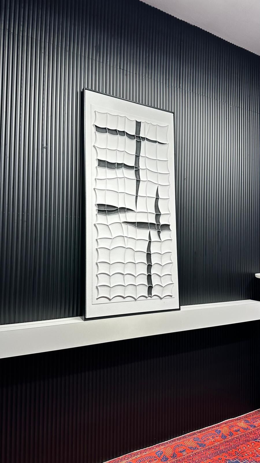 Yüzeyin Sırları - 80x160 Cm Dokulu İthal Tablo