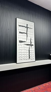 Yüzeyin Sırları - 80x160 Cm Dokulu İthal Tablo