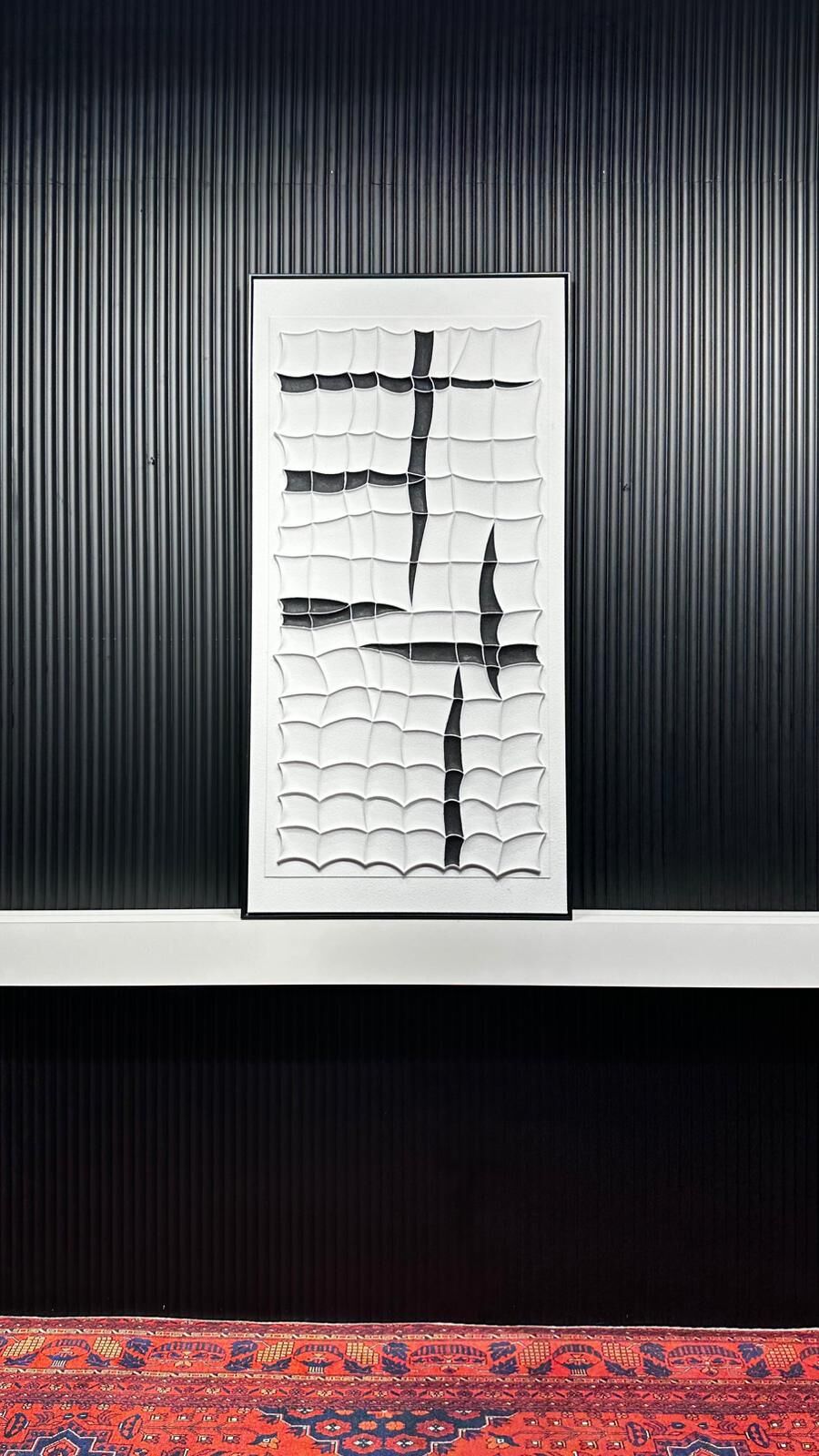 Yüzeyin Sırları - 80x160 Cm Dokulu İthal Tablo