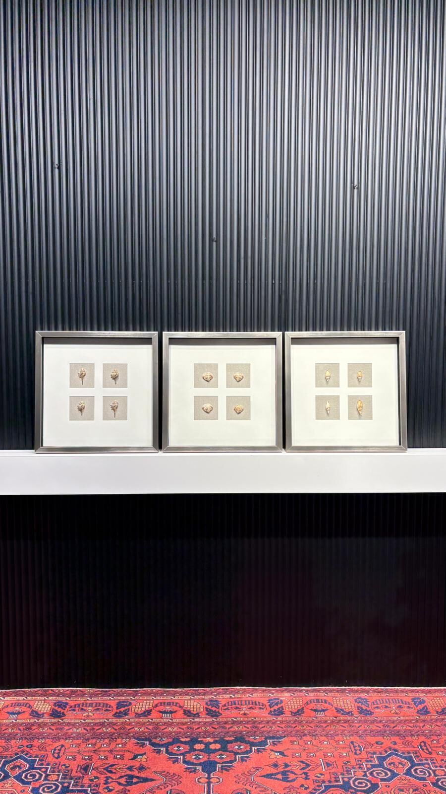 Element İzleri - 50x50 Cm Üçlü Dokulu İthal Tablo