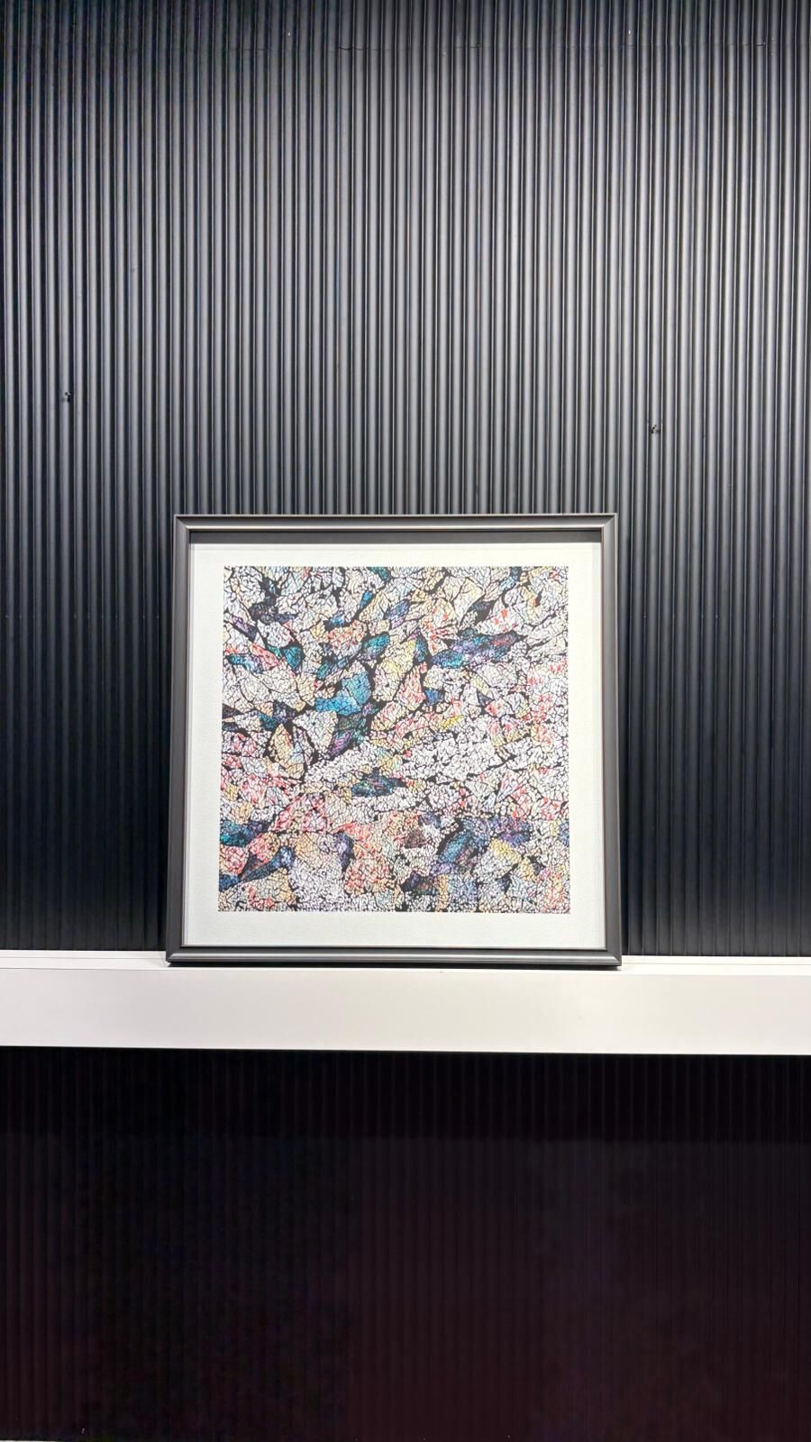 Kırık Düşler - 90x90 Cm Dokulu İthal Tablo