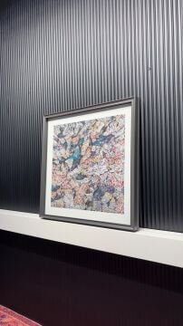 Kırık Düşler - 90x90 Cm Dokulu İthal Tablo