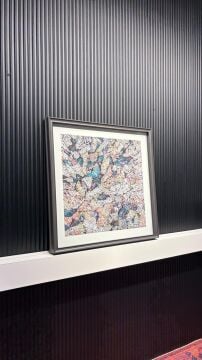 Kırık Düşler - 90x90 Cm Dokulu İthal Tablo