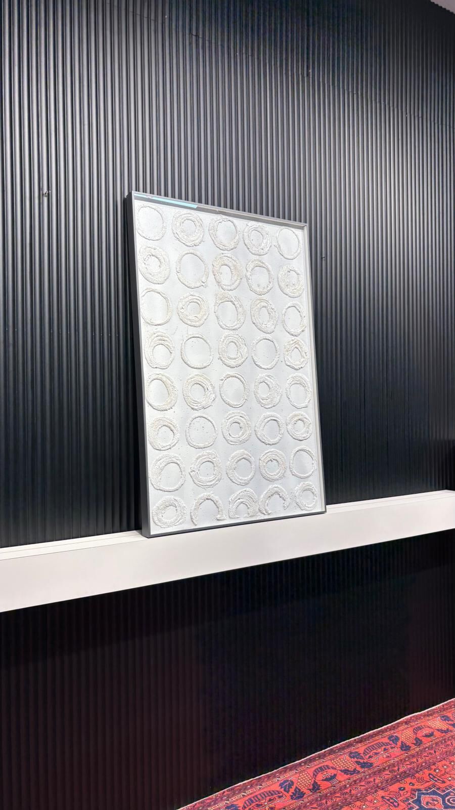 Minimal Döngü - 80x120 Cm Dokulu İthal Tablo