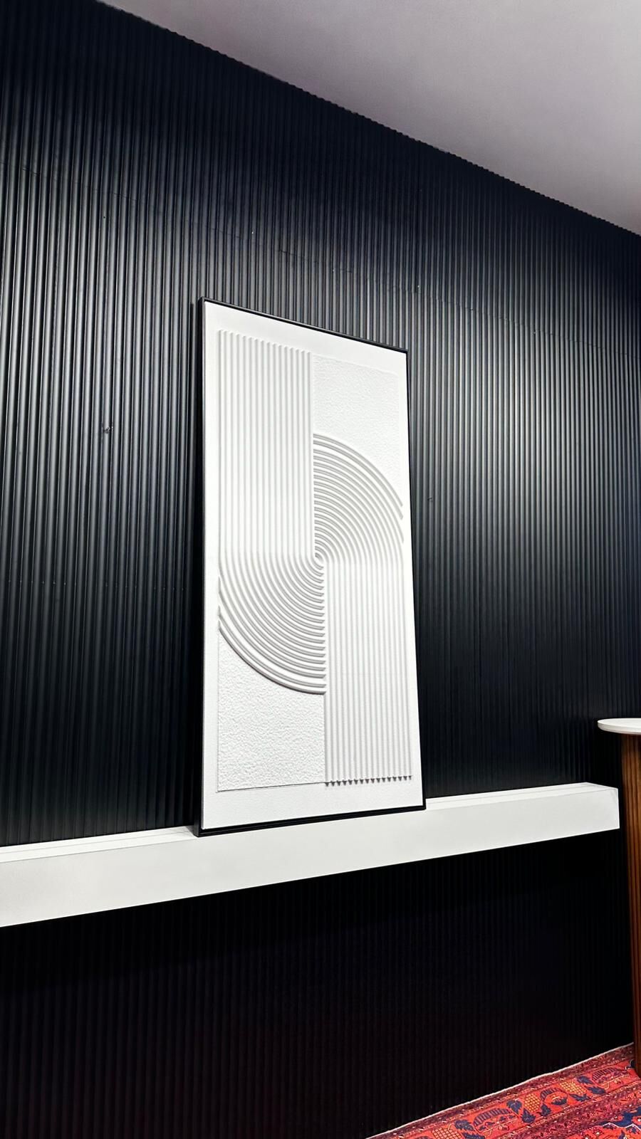 Linear Flow - 80x160 Cm Dokulu İthal Tablo