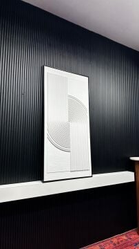 Linear Flow - 80x160 Cm Dokulu İthal Tablo