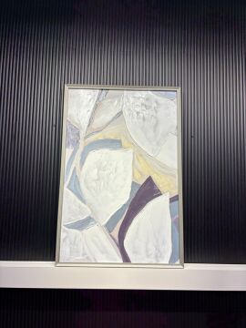 Soyut Bahar - 100x150 Cm Dokulu İthal Tablo