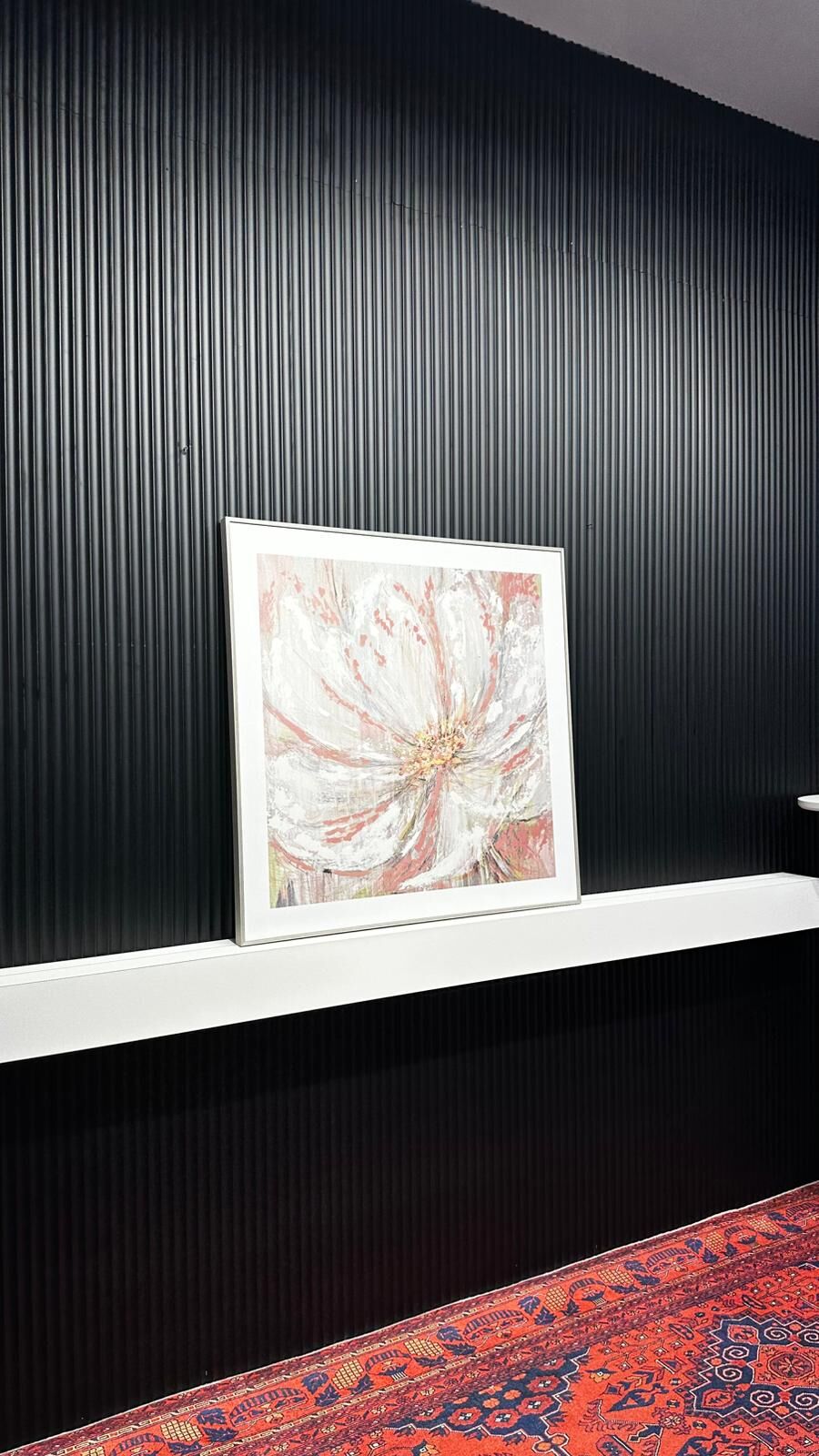 Çiçek Düşü - 100x100 Cm Dokulu İthal Tablo