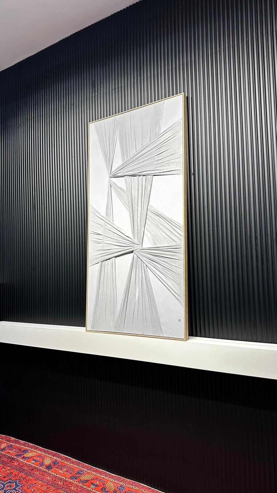 Soyut Ufuklar - 82x162 Cm Dokulu İthal Tablo