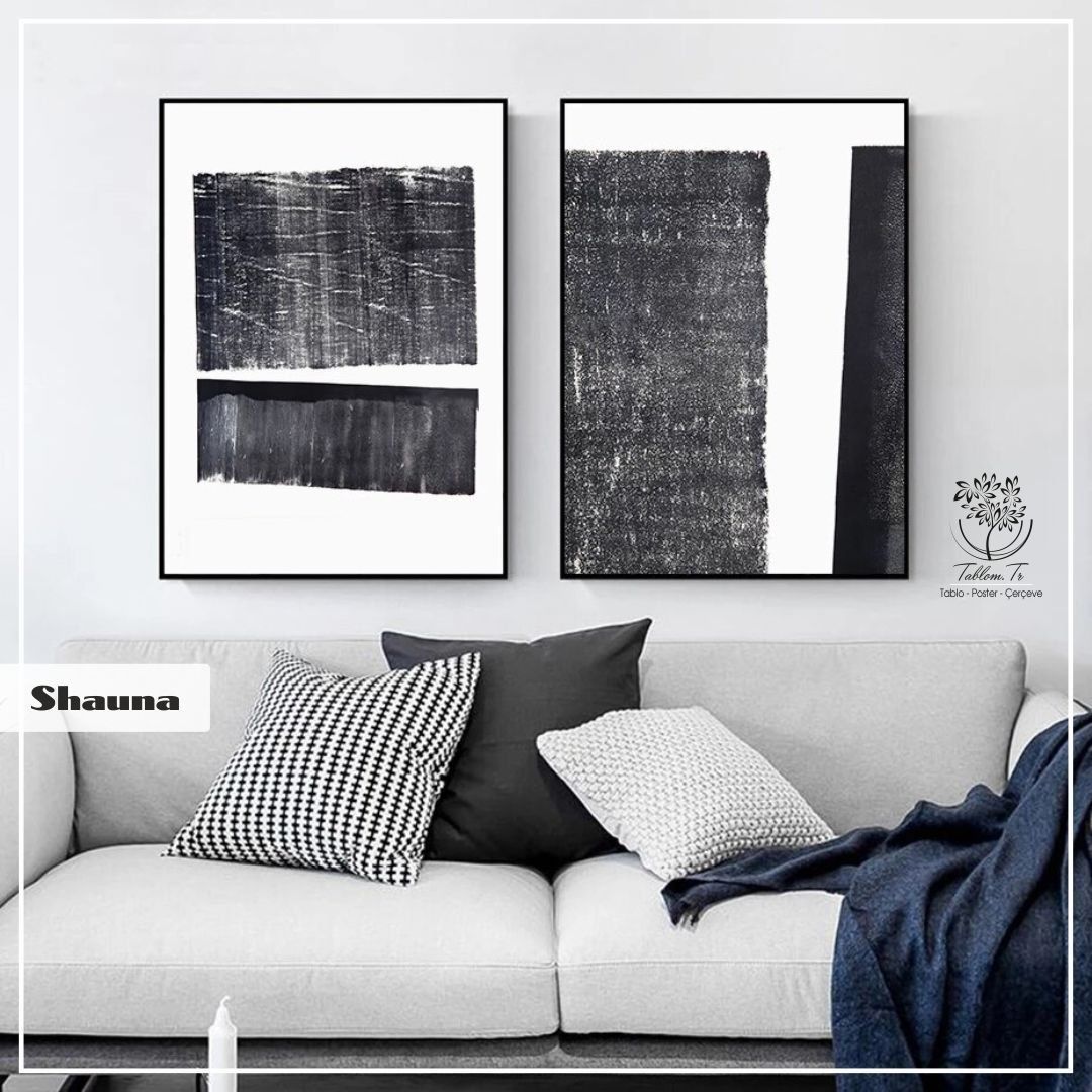 Shauna İkili Tablo Beyaz - 70x100 CM