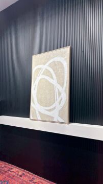 Sonsuzluk Çizgileri - 80x120 Cm Dokulu İthal Tablo