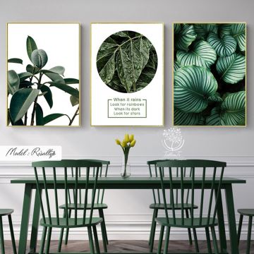 Risaltyp Üçlü Tablo Beyaz - 40x50 CM