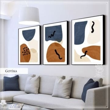 Gotika2 Üçlü Set Tablo