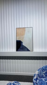 Metal Çerçeceli Camlı Caviar Tekli Tablosu