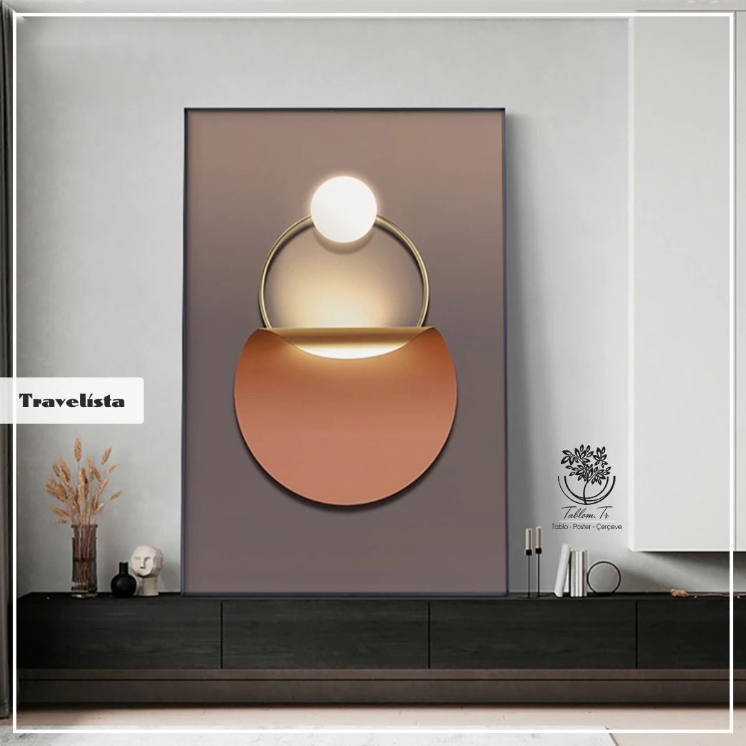 Travelista Tekli Tablo Siyah - 40x50 CM