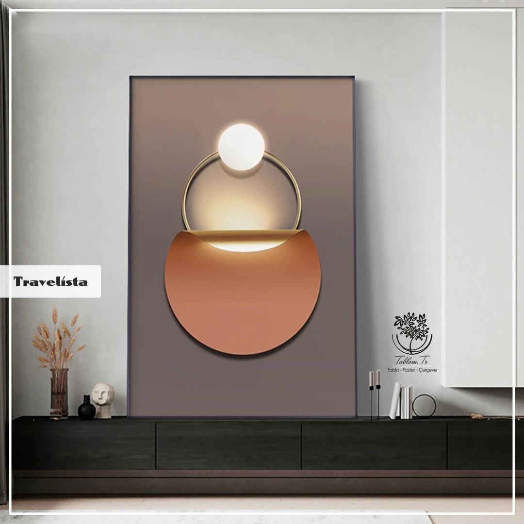 Travelista Tekli Tablo Beyaz - 50x70 CM