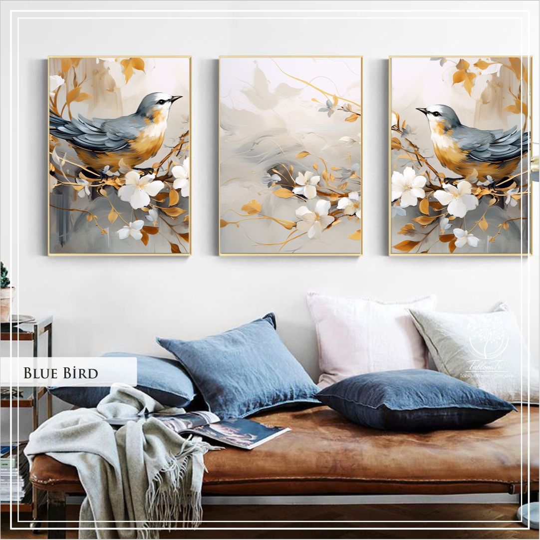BlueBird Üçlü Set Tablo