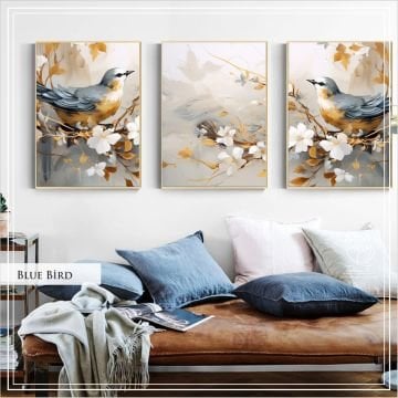 BlueBird Üçlü Set Tablo