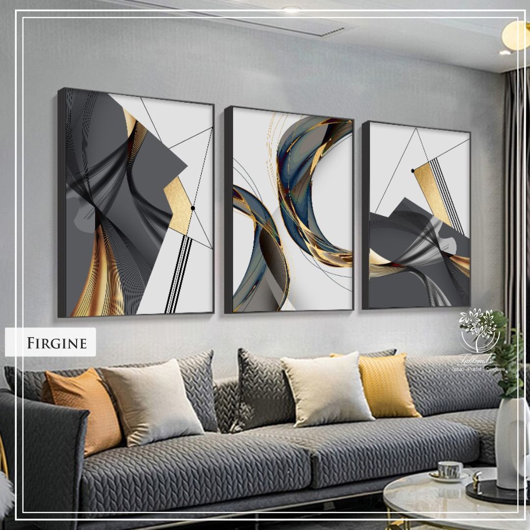 Firgine Üçlü Set Tablo