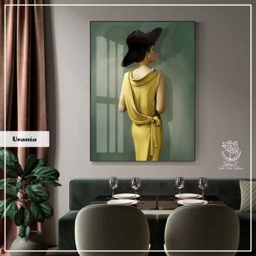 Urania Tekli Tablo Beyaz - 70x100 CM