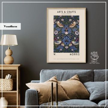 Youthen1 Tekli Tablo Gümüş - 40x50 CM