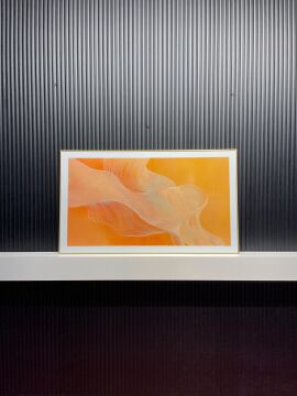 Dijital Baskılı Metal Çerçeveli Gercek Camlı Tekli Büyük Tablo - Amber Rüzgarı (70*120 cm)