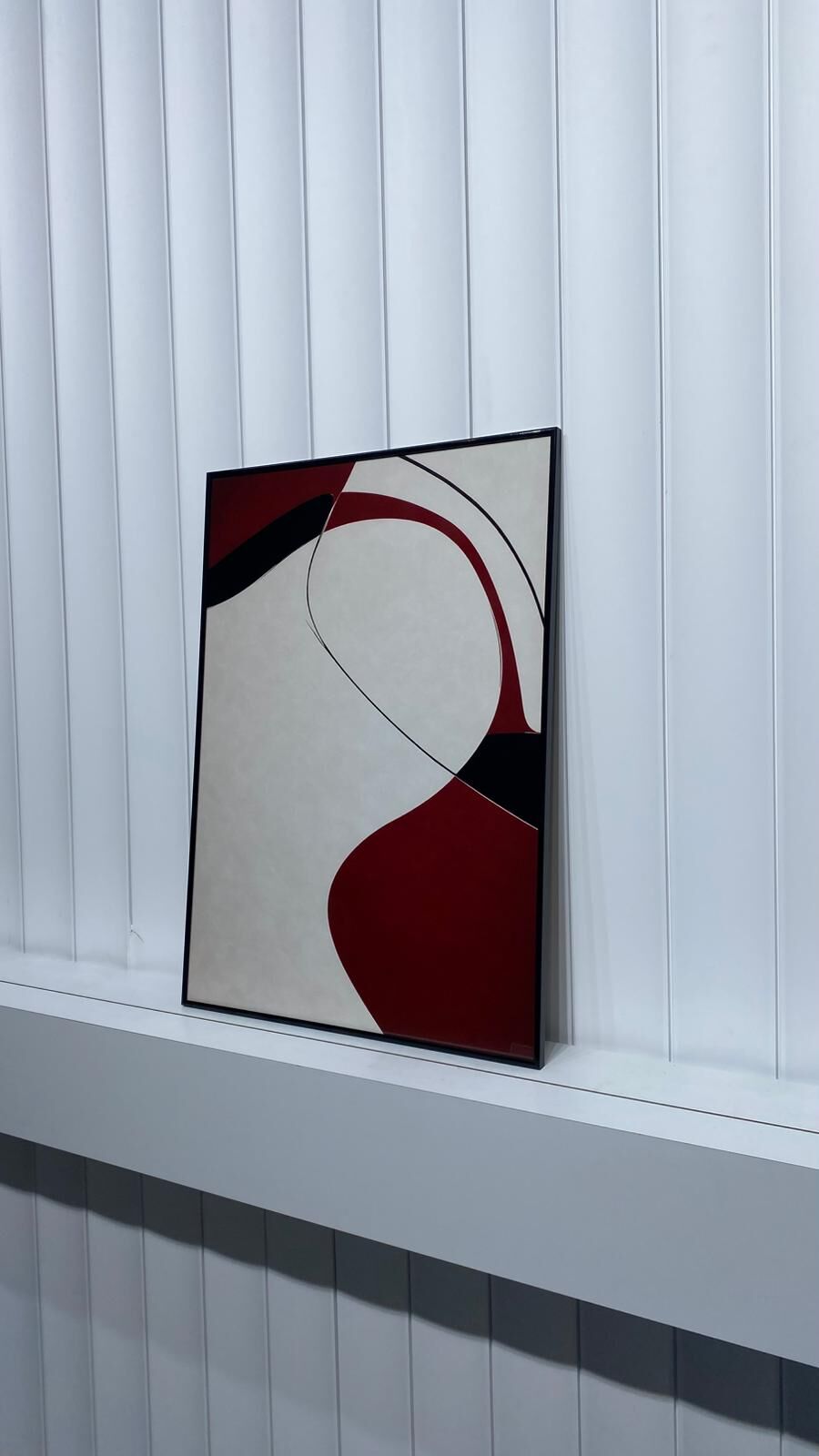 Dijital Baskılı Metal Çerçeveli Camlı Tekli Tablo -Bordeva