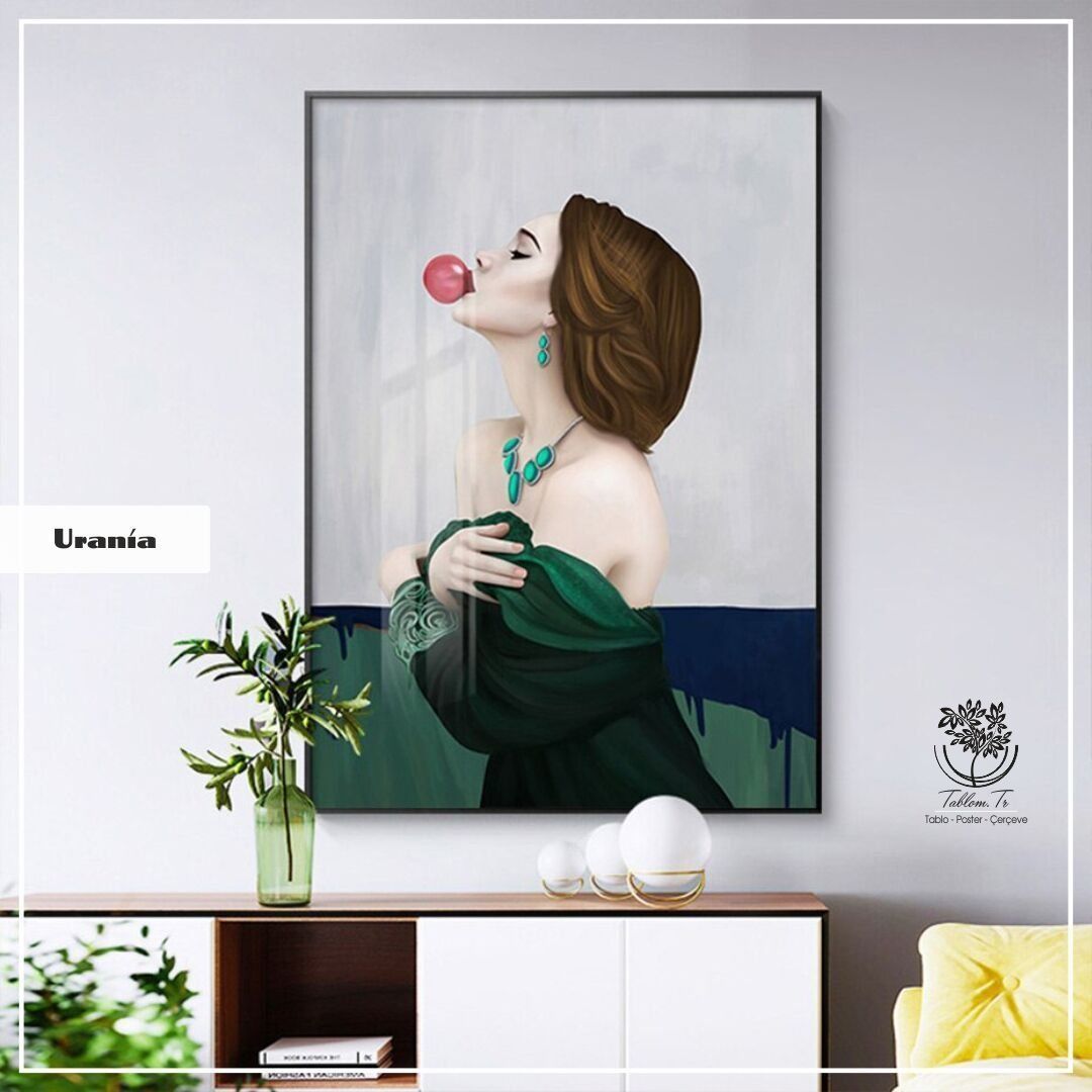 Urania Tekli4 Tablo Gümüş - 40x50 CM