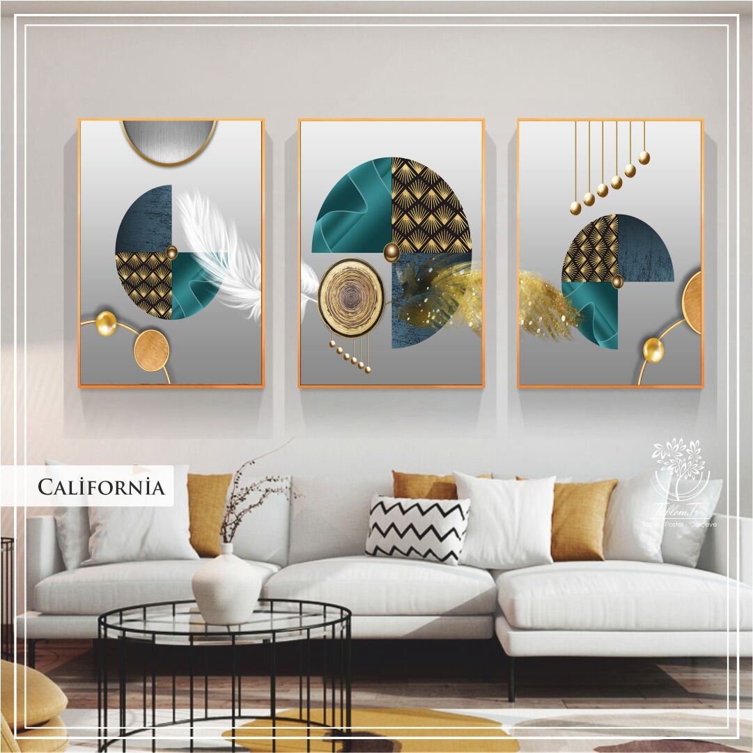 California Üçlü Set Tablo