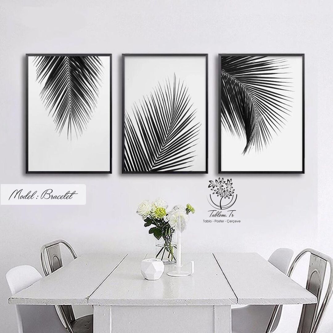 Bracelet Üçlü Tablo Gold - 70x100 CM